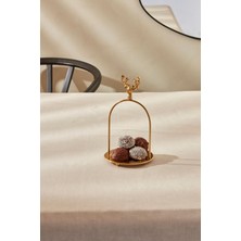 UltraMint Şık Gold Renkli 12X12X20 cm Dekoratif Ürün Seti