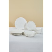 UltraMint 18 Parça Modern Çelik Yemek Takımı, 6 Kişilik, Şık ve Dayanıklı