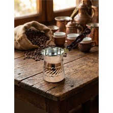 UltraMint Bakır Hanımeli Cezve, 3 Kişilik, Sıcak ve Şık Tasarım