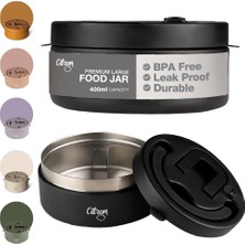 Delixa Citron Citron Separatörlü Paslanmaz Çelik Yemek Termosu 400 ml - 1196731