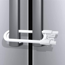 Delixa Ideal Baby 4 Adet Raylı Dolap Kilidi Çocuk Bebek Güvenliği Emniyet Kilidi