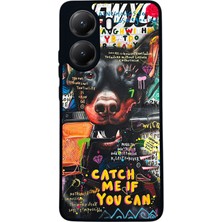  Xiaomi Poco X7 Pro Uyumlu Retro Tasarımlı Glossy Mat Siyah Silikon Telefon Kılıfı