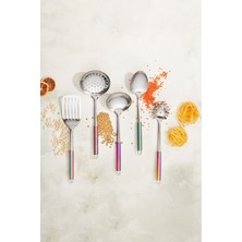 UltraMint Rüya Gibi 5 Parça Apricot Pop-Up Servis Seti, Şık ve Pratik Kullanım