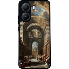  Xiaomi Poco X7 Pro Uyumlu Tarih Tasarımlı Glossy Mat Siyah Silikon Telefon Kılıfı