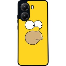  Xiaomi Poco X7 Pro Uyumlu Çizgi Film Karakteri Tasarımlı Glossy Mat Siyah Silikon Telefon Kılıfı