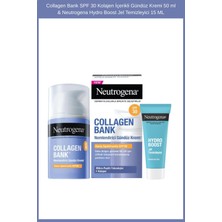 Collagen Bank SPF 30 Kolajen İçerikli Gündüz Kremi 50 ml & Neutrogena Hydro Boost Jel Temizleyici 15 ML