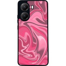  Xiaomi Poco X7 Pro Uyumlu Renk Tasarımlı Glossy Mat Siyah Silikon Telefon Kılıfı