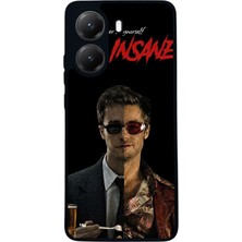  Xiaomi Poco X7 Pro Uyumlu Fight Club Tasarımlı Glossy Mat Siyah Silikon Telefon Kılıf