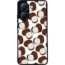  Xiaomi Poco X7 Pro Uyumlu Coconat Tasarımlı Glossy Mat Siyah Silikon Telefon Kılıfı