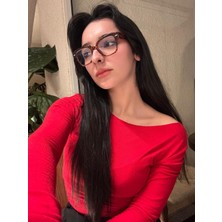 Dora Cat Leopar Çerceve Popüler Mavi Işık Korumalı Blue Block Şeffaf Ekran Gözlüğü