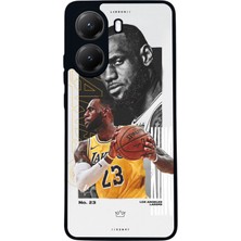  Xiaomi Poco X7 Pro Uyumlu Lebron James Tasarımlı Glossy Mat Siyah Silikon Telefon Kılıfı