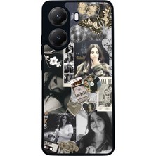  Xiaomi Poco X7 Pro Uyumlu Lana Del Rey Tasarımlı Glossy Mat Siyah Silikon Telefon Kılıfı