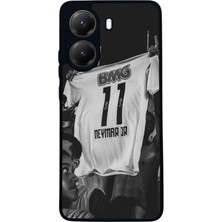  Xiaomi Poco X7 Pro Uyumlu Neymar Jr Tasarımlı Glossy Mat Siyah Silikon Telefon Kılıfı