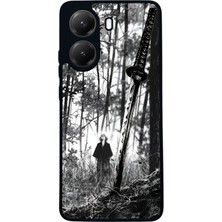  Xiaomi Poco X7 Pro Uyumlu Vagabond Tasarımlı Glossy Mat Siyah Silikon Telefon Kılıfı