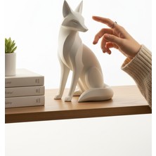 Pazarois Tilki Figürlü Dekoratif Biblo