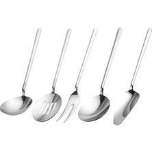 UltraMint Renkli 5 Parça Servis Takımı, Şık ve Kullanışlı Ev Dekorasyonu