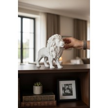 Pazarois Aslan Figürlü Dekoratif Biblo