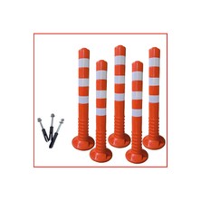 PremiumPort Esnek Otopark Dubası Plastik Yol Şerit Ayırıcı Trafik Dubası 75CM 5 Adet