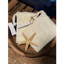 Lethe Studio Design Kabak Lifi %100 Doğal Banyo Kesesi - Ikili Set (2 Adet) - Doğal Tombul Kese - Ekolojik Sünger