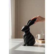 Pazarois Modern Tavşan Figürlü Dekoratif Biblo