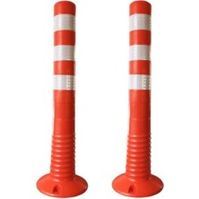 PremiumPort Esnek Yol Şerit Ayırıcı Plastik Dubalar, 2 Adet, Güvenli Trafik Düzeni