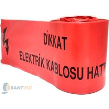 PremiumPort Güvenli Elektrik Kablosu Hattı Bandı, 15CMX250M, Emniyet ve Koruma