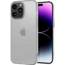 Storemax 14 Pro Max Slimfy Ince Saydam Kılıf (Beyaz)