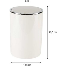 Storemax Çöp Kovası 6 Lt Bej (E35) M-E35-09