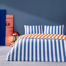 Storemax Düz Pamuk Nevresim Takımı, Turuncu, Tek Kişilik