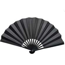 Remstdrk Plastik Kumaş Yelpaze 12'li Siyah