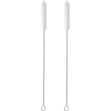 Storemax 2 Adet Pipet Temizleme Fırçası, Paslanmaz Çelik Içecek Pipetleri Temizleme Fırçası 2'li Set