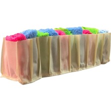 Storemax Organizer Dolap Içi/çekmece/bavul Düzenleyici Fonksiyonel Akordiyon Aç Kapa Taşınabilir Pratik Renkli Seyahat Çantası Hurç Saklama Bezi (11 Gözlü Çekmece Içi Düzenleyici, Kahverengi Small)