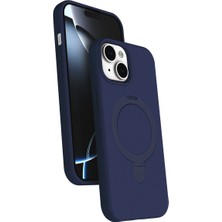 Royal Case iPhone 15 Plus Kılıf Dönebilen Magsafe Stant Halkalı Premium Kapak Ryc/regal Magsafe
