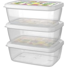 Storemax Aria Saklama Kabı 1200 ml 3'lü Se