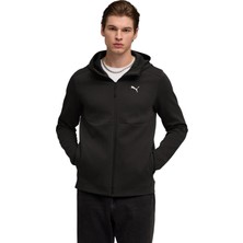 P692185 Puma Tech Full-Zıp Hoodie Erkek Ceket Siyah