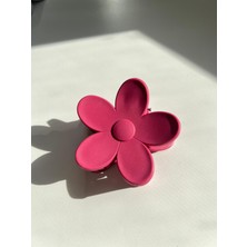 Luciaonline Fuşya Flower Clips Saç Tokası