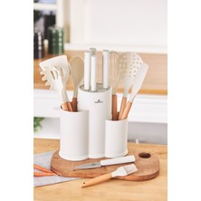 UltraMint Şefler Için 14 Parça Krem Bıçak Seti, Pratik ve Şık Mutfak Aleti