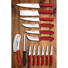 UltraMint 14 Parça Çok Amaçlı Günlük Kullanım Bıçak Seti, Et, Ekmek ve Sebze