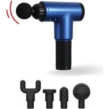 Hsc Bilişim 4 Başlıklı 6 Seviye Hız Ayarlı Vurmalı Kas Yoğurmalı Titreşimli Masaj Tabancası Aleti