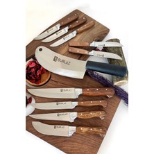 UltraMint El Yapımı 10 Parça Bıçak Seti, Şık ve Dayanıklı Mutfak Aksesuarı