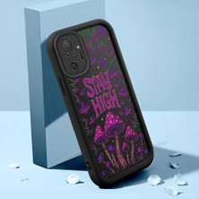 Ucuc Xiaomi Redmi Note 10 Pro Uyumlu Silikon Malzeme Darbeye Dayanıklı Siyah Renkli Kılıf Trend Desenleri