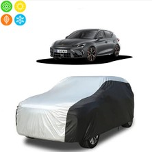 AUTOES Cupra Leon Araba Brandası Oto Branda Gri-Siyah