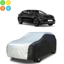 AUTOES Kia Ev6 Araba Brandası Oto Branda Gri-Siyah