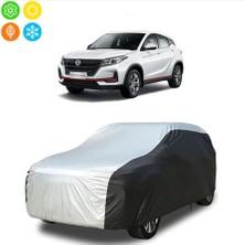 AUTOES Dfsk Fengon 500 Araba Brandası Oto Branda Gri-Siyah