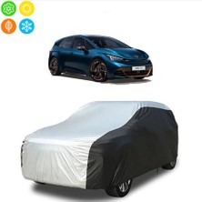 AUTOES Cupra Born Araba Brandası Oto Branda Gri-Siyah