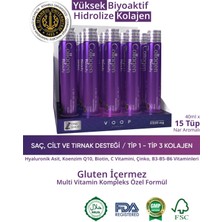Voop Collagen Beauty Yüksek Biyoaktif Hidrolize Kolajen %100 Saf Ve Doğal - 15 Tüp