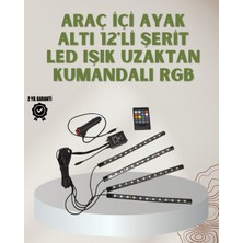 BT Teknik Rgb LED Araç Içi Aydınlatma – Kumandalı Sistem