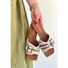 Shoegar Revin Bej Cilt Terlik