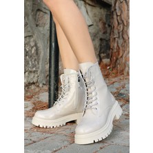 Shoegar Woint Bej Rugan Bağcıklı Bot