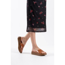 Shoegar Taba Hakiki Deri Terlik EATR31MY53E